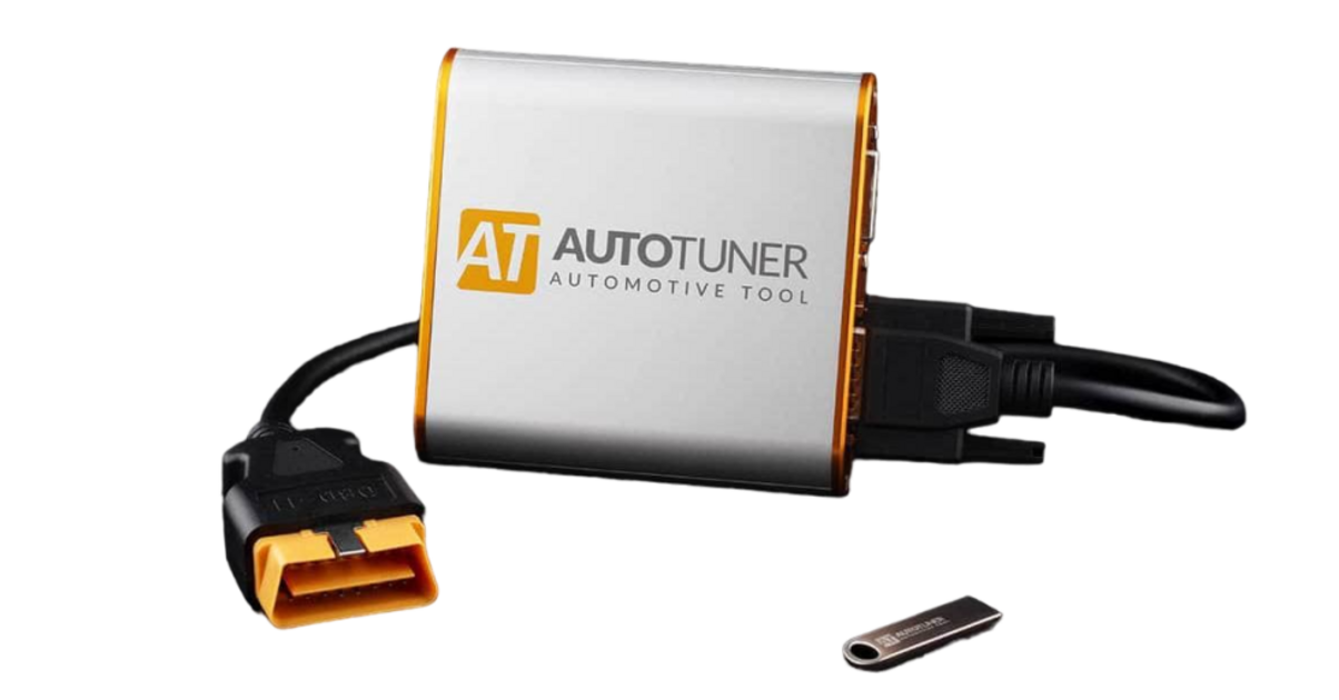 Boîtier de reprogrammation moteur Autotuner avec câble OBD2 et clé USB