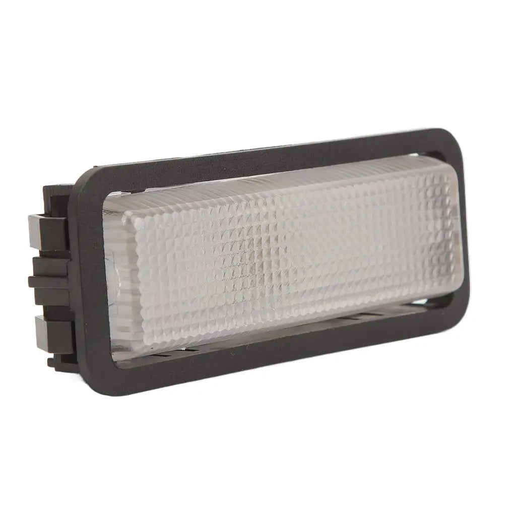 Plafonnier rectangulaire blanc et noir pour eclairage interieur de voiture
