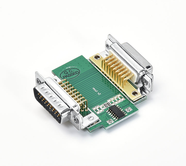 Adaptateur de diagnostic MCU1 v2 d iCarsoft France avec connecteurs DB15