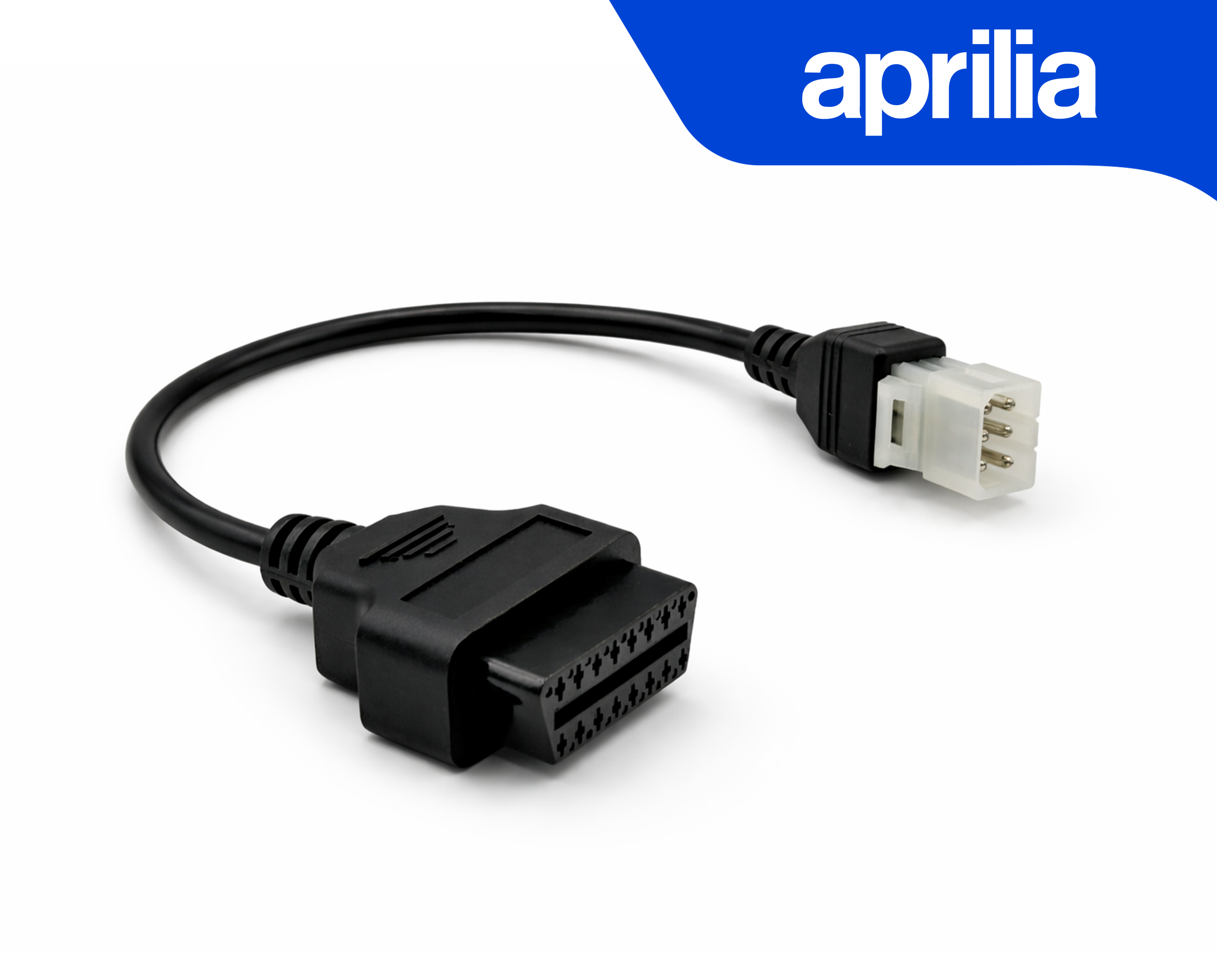 Adaptateur de diagnostic moto Aprilia 6 broches vers OBD2 iCarsoft