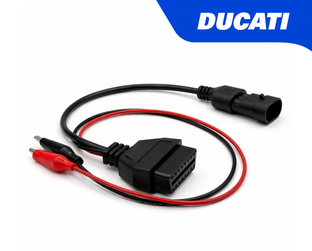 Adaptateur de diagnostic moto 3 broches vers OBD2 pour modèles Ducati