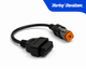 Adaptateur de diagnostic moto Harley Davidson 6 broches vers prise OBD2 standard