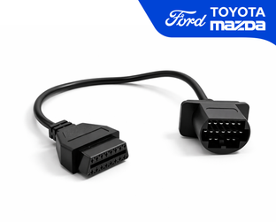 Adaptateur de diagnostic OBD2 17 broches pour véhicules Ford Toyota et Mazda