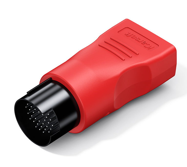 Adaptateur OBD2 rouge et noir 38 broches pour diagnostic Mercedes Benz