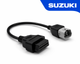 Adaptateur de diagnostic OBD2 vers prise 6 broches pour moto et scooter Suzuki