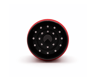 Vue de face des broches de connexion de l adaptateur OBD2 rouge pour BMW