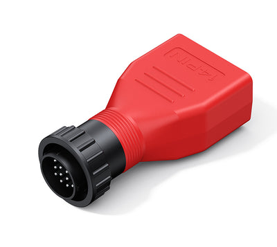 Adaptateur OBD2 14 broches rouge pour véhicules Mercedes Benz compatible iCarsoft CR Eagle