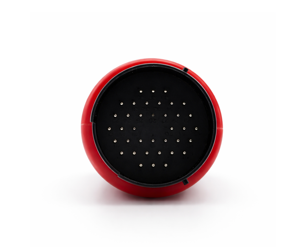 Vue de face des 38 broches de l adaptateur OBD2 rouge pour diagnostic Mercedes Benz