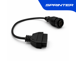 Câble adaptateur diagnostic 14 broches vers OBD2 pour utilitaire Mercedes Sprinter