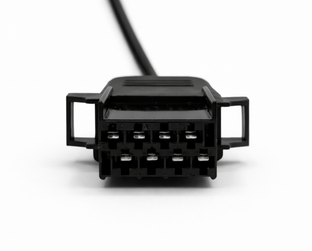 Adaptateur Volvo 8 broches femelle noir avec câble pour valise de diagnostic iCarsoft