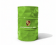Baril decoratif Porsche vert pour decoration de garage ou atelier de diagnostic