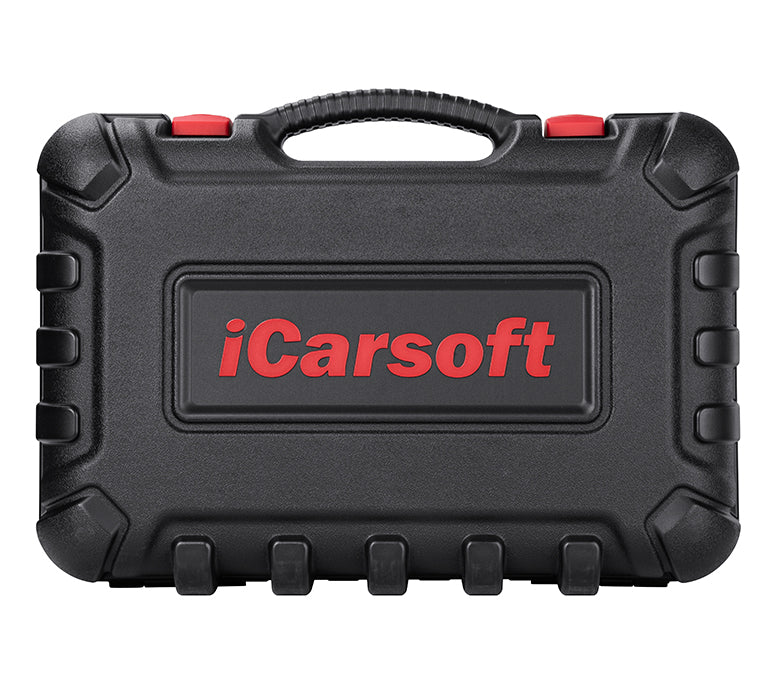 Boîte de transport rigide noire de la valise de diagnostic multimarque iCarsoft CR Ultra P