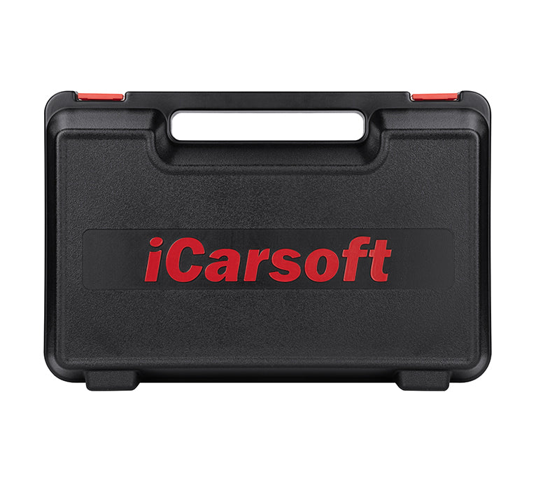 Boîte de transport noire rigide iCarsoft pour valise diagnostic poids lourds HD2000