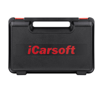 Boîte de transport noire rigide iCarsoft pour valise diagnostic poids lourds HD2000
