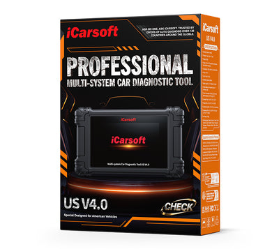 Boîte d emballage de la valise de diagnostic iCarsoft US V4.0 pour véhicules américains