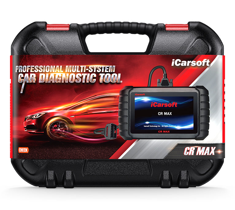 Coffret de transport rigide noir pour la valise de diagnostic iCarsoft CR Max