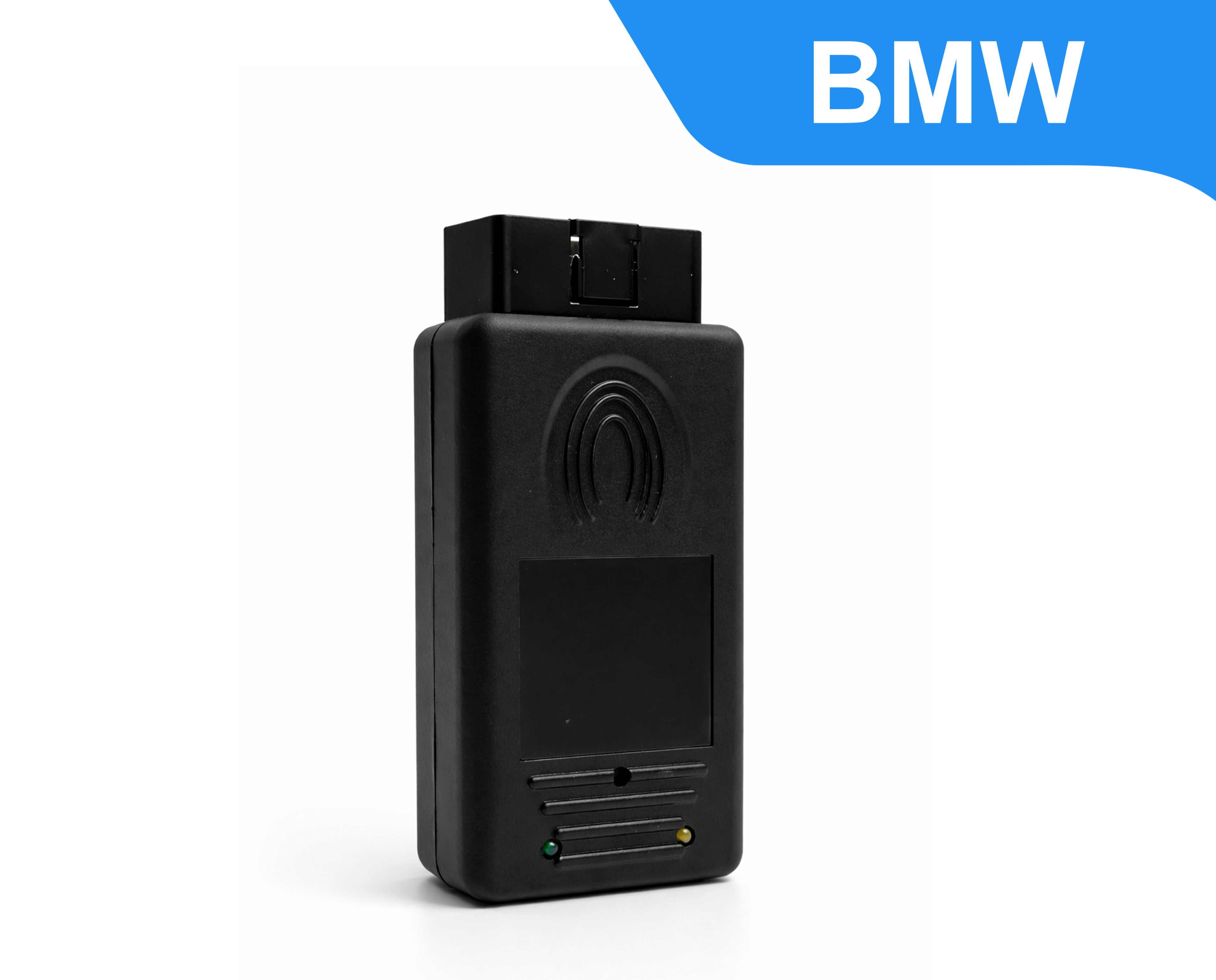 Boîtier de diagnostic OBD pour BMW Scanner 1.4 sur fond blanc
