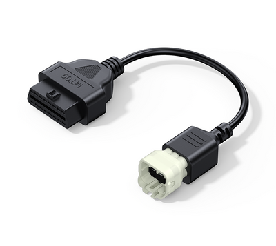 Câble adaptateur de diagnostic moto iCarsoft MT09 avec prise OBD2 noire