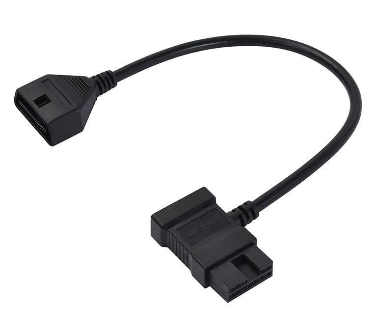 Cable adaptateur de diagnostic OBD2 iCarsoft CR Unicorn MH1216 noir