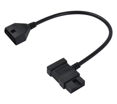 Cable adaptateur de diagnostic OBD2 iCarsoft CR Unicorn MH1216 noir