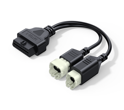 Câble adaptateur de diagnostic OBD2 iCarsoft MT05-1 noir pour moto