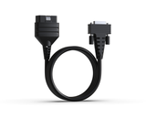 Câble OBD2 de remplacement noir avec connecteur série mâle pour valise de diagnostic iCarsoft