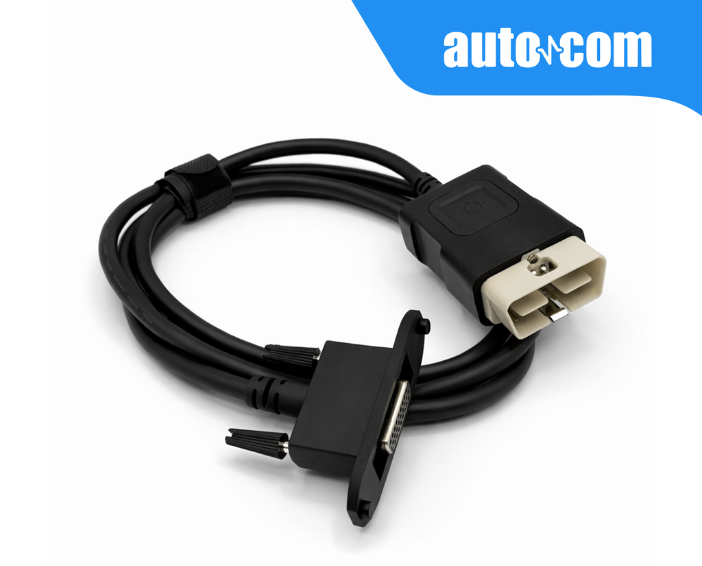 Câble de rechange noir avec connecteur OBD pour outil de diagnostic Autocom CDP