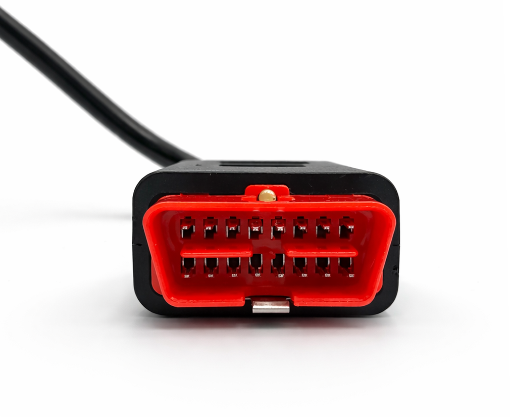 Connecteur OBD2 rouge à seize broches du câble de remplacement pour Delphi DS150