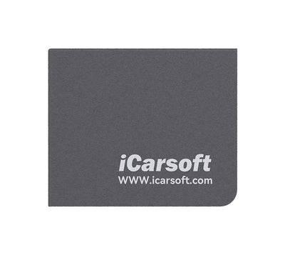 Chiffon en microfibre gris iCarsoft pour nettoyer l'écran de la valise de diagnostic CR Eagle
