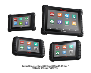 Tablettes de diagnostic auto et moto iCarsoft CR Max, CR Eagle et MT Pro