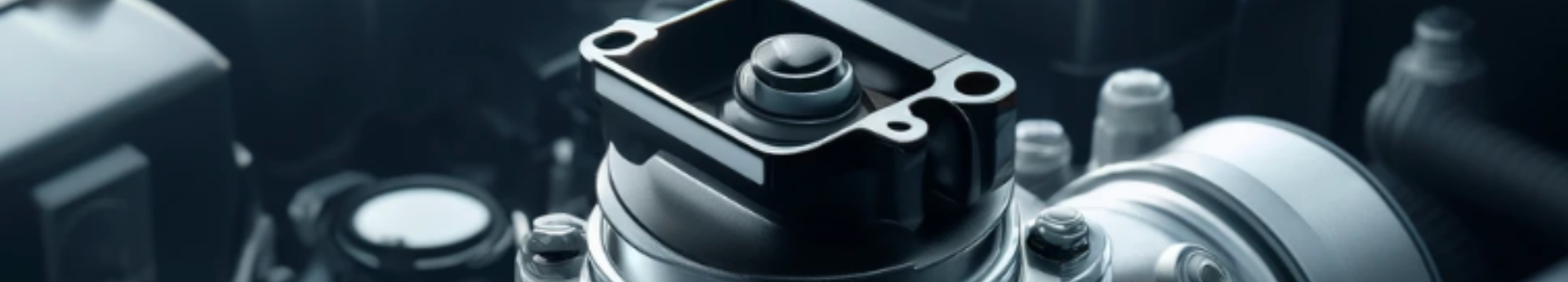 Gros plan sur un composant mécanique de haute précision dans un bloc moteur automobile