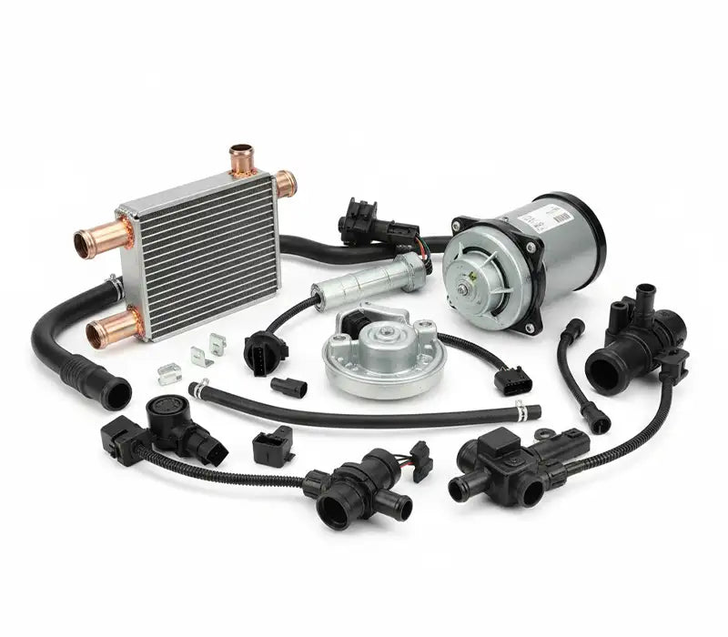 Ensemble de pieces de rechange pour le systeme de chauffage et de climatisation d une voiture