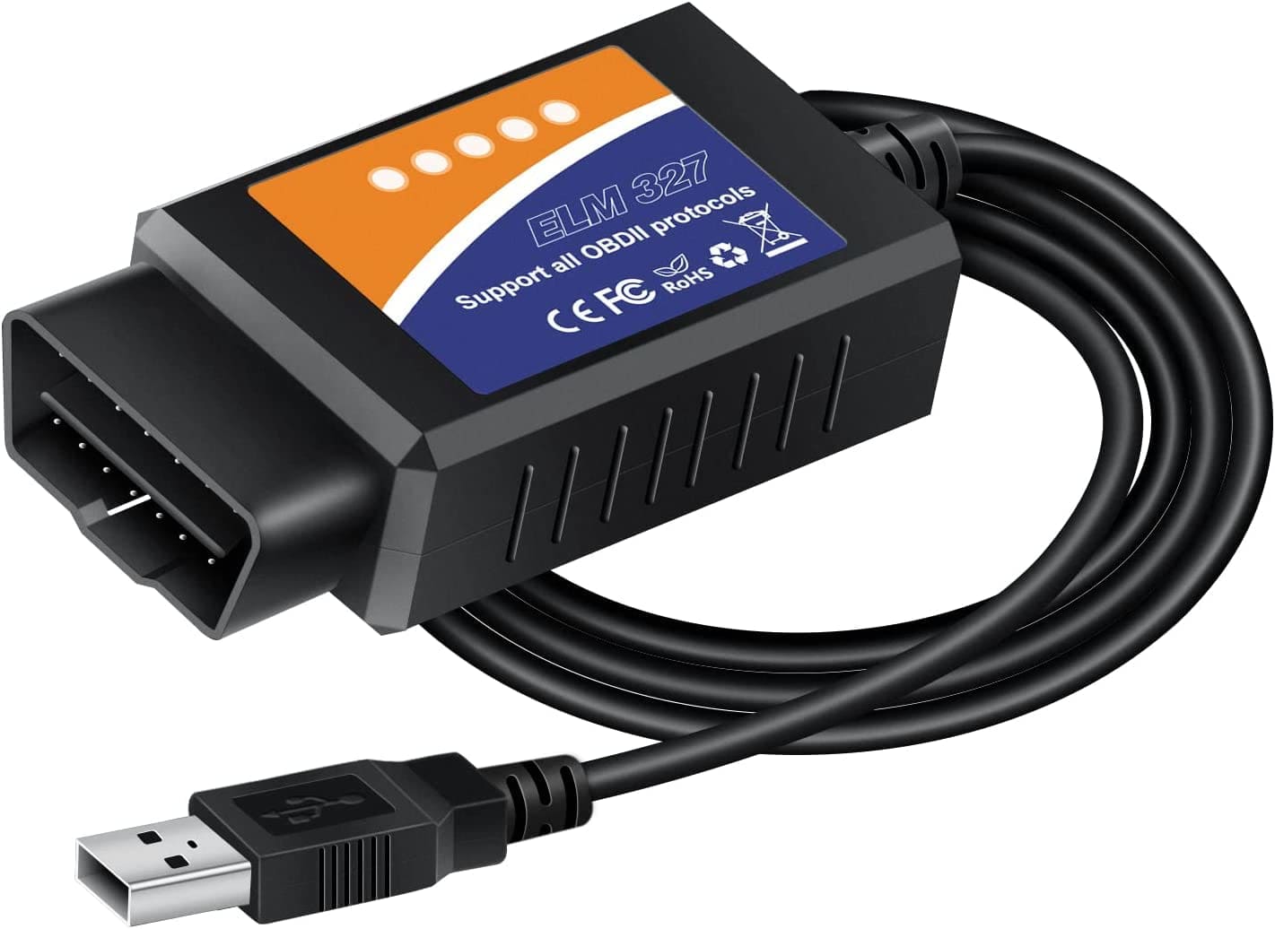 Adaptateur diagnostic auto ELM327 USB multimarque iCarsoft France