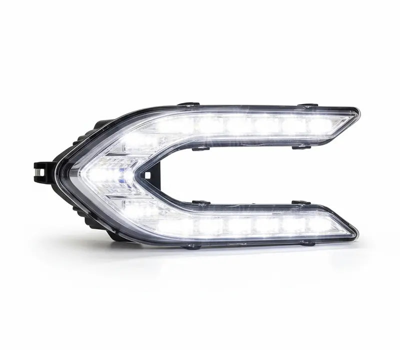 Feux de jour LED de voiture haute luminosité en forme de U horizontal