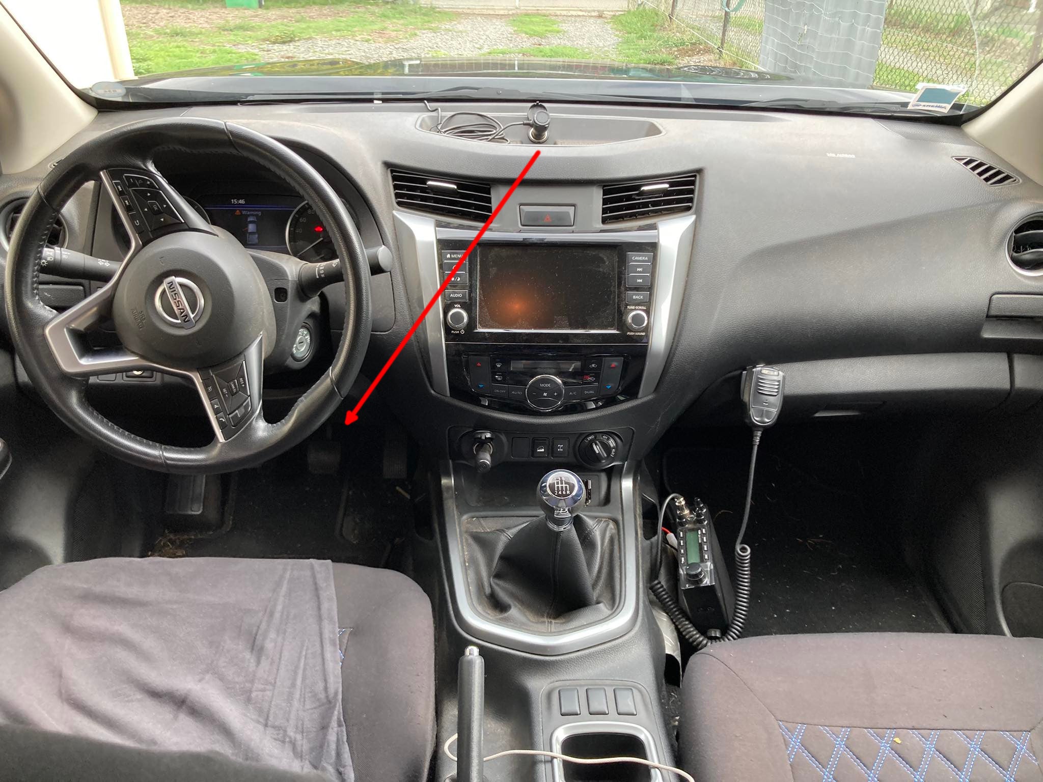 Habitacle et tableau de bord de Nissan Navara NP300 de Jean-Louis Gerard