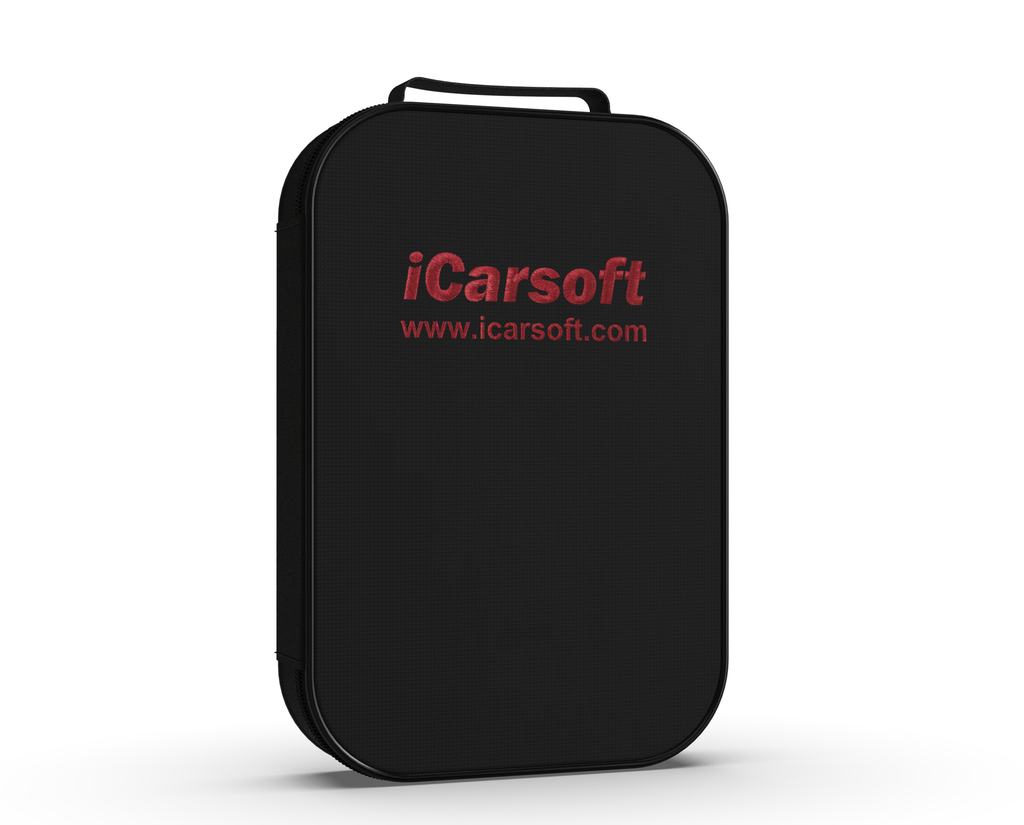 Housse de protection et sacoche de transport noire zippée de la marque iCarsoft