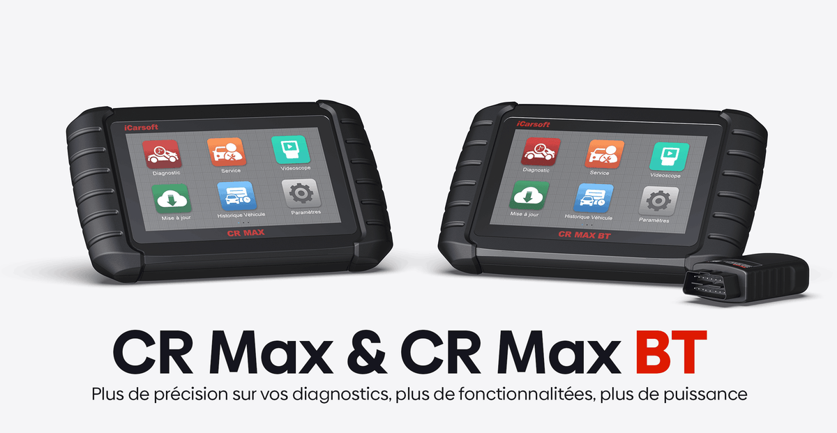 Max Bt iCarsoft CR Max BT | Valise Diagnostic Auto Multimarques Sans-Fil