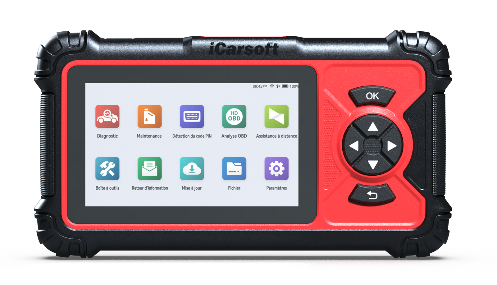 Valise de diagnostic multimarque iCarsoft HD V4 pour camions et poids lourds