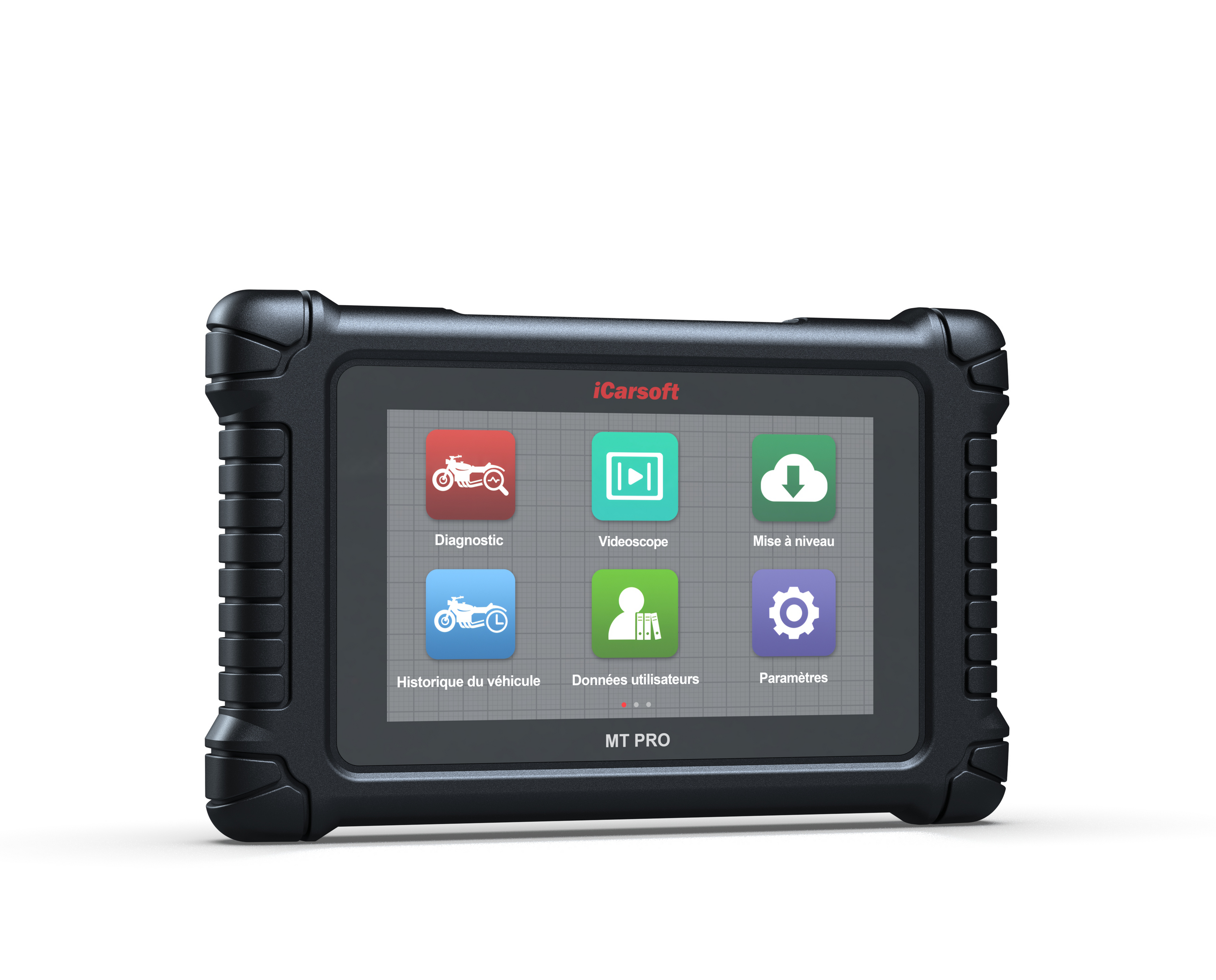 Valise de diagnostic multimarque iCarsoft MT Pro pour motos avec écran tactile