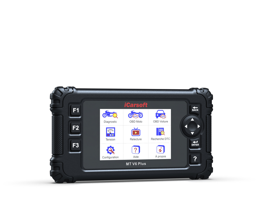 Valise de diagnostic multimarque iCarsoft MT V6 Plus pour motos et voitures