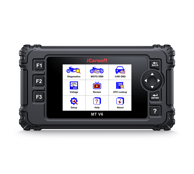 Valise de diagnostic multimarque iCarsoft MT V6 pour motos et deux-roues