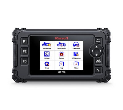 Valise de diagnostic multimarque iCarsoft MT V6 pour motos et deux-roues