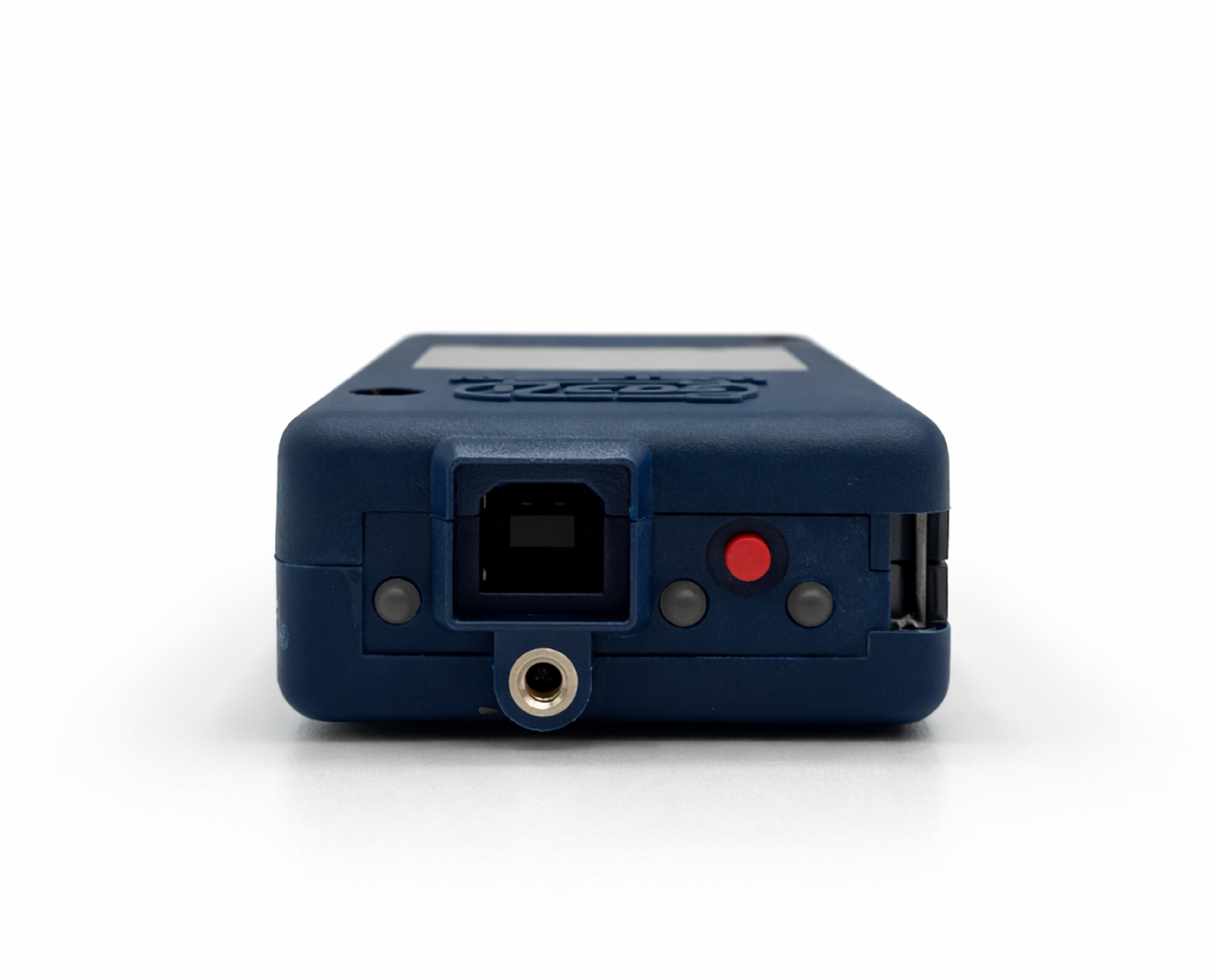 Vue arrière de l interface de diagnostic VCDS Ross Tech HEX V2 Pro avec ses connecteurs et voyants