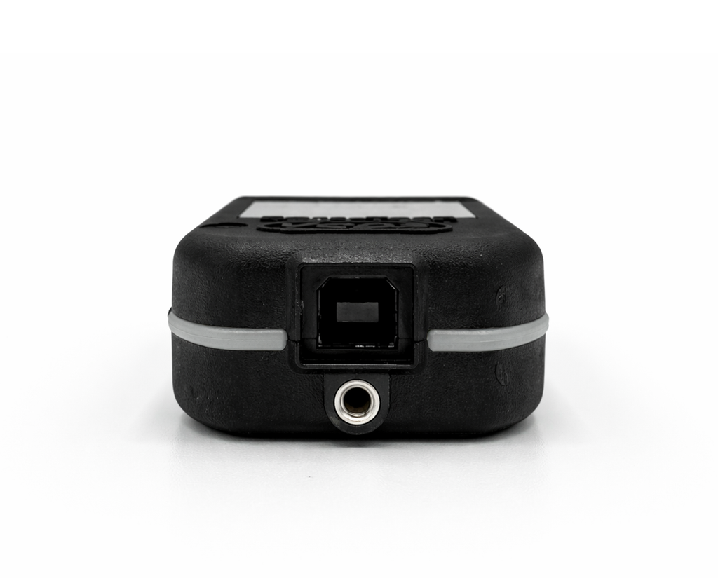 Vue arrière de l interface de diagnostic VCDS Ross Tech HEX V2 Pro avec ports de connexion