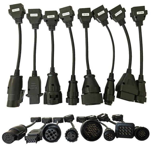 Kit de 8 câbles adaptateurs de diagnostic iCarsoft France pour camions et poids lourds