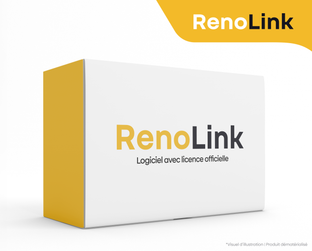 Boîte virtuelle du logiciel de diagnostic automobile RenoLink avec licence officielle