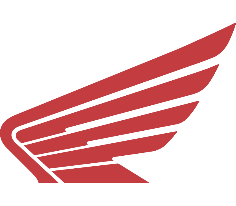 Logo aile rouge de Honda Moto pour diagnostic deux roues