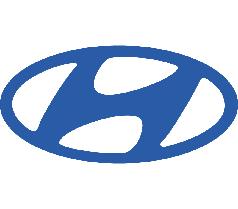 Logo bleu officiel de la marque automobile Hyundai pour valise de diagnostic