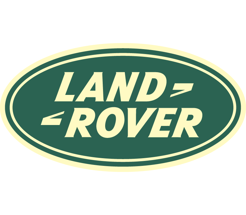 Logo officiel Land Rover vert et crème pour outils de diagnostic iCarsoft