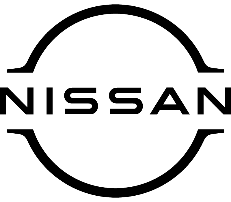 Logo officiel Nissan noir épuré pour valise et outil de diagnostic iCarsoft